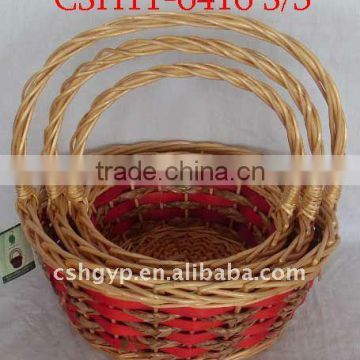 willow basket set of 3