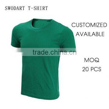 2016 OEM t-shirt factory green t-shirts low MOQ t shirts sports skin shirt fashion style t-shirt quick dry t-shirts