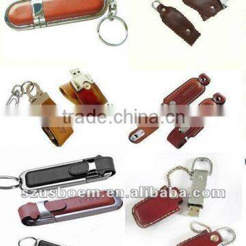 leather mini usb flash disk