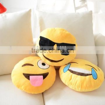 Wholesale Plush pillow Soft emoji neck pillow fun lovely gift for children and girls