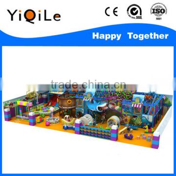 Indoor Trampoline Park Long Slide Playground