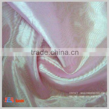 100% polyester organza fabric for bridal wedding dress