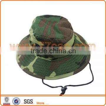 Custom Camo Bucket Hat With String