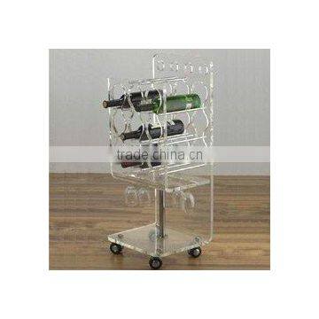 Clear Acrylic Wine Rack C1025457