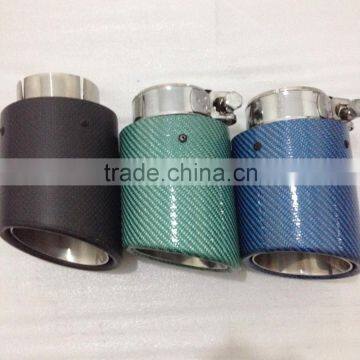 Colorful Carbon Fiber Exhaust tip/Carbon fiber exhaust pipe/tailpipe