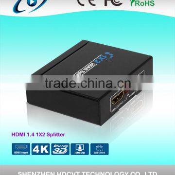 HDMI splitter 2 ports, HDMI 1.4, 4K*2K, 2015 newest