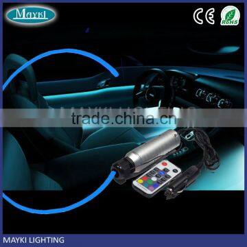 Car lights bus fiber light fiber optic ambient interior kit with color changing