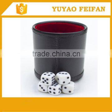 Customized Dice Cup set with leather for games