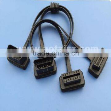 OBD extension harness OBDii 2 male to 2 female splitter cable
