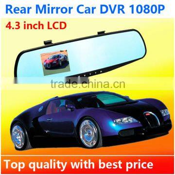 2016 Best seller mirror lcd car dvr Best quality with factory price video registrator for car