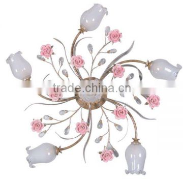 Tranditonal flower ceiling lamp for livingroom