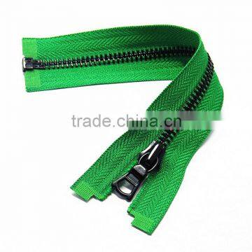 Hot selling highly polished metal luggage zipper slider