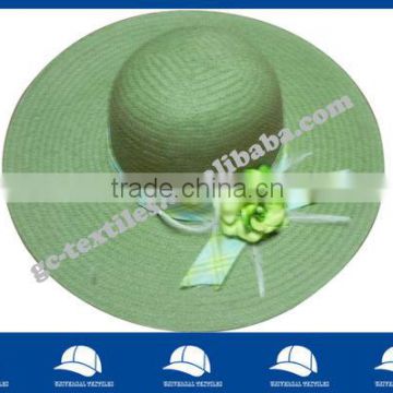 green dome straw hat