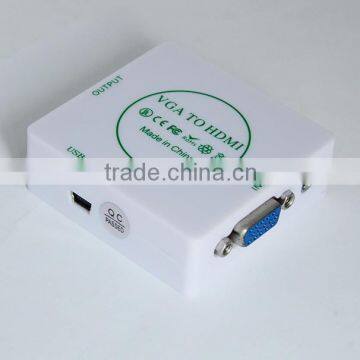 DC 5V USB power Supply Full HD Micro VGA TO HDMI Converter Box