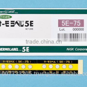 Temperature indicator label outdoor use/5 Level/Waterproof