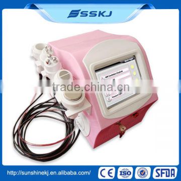 2016 Hot 5 treatment handles vacuum cavitation facial ultrasonic RF skin rejuvenation