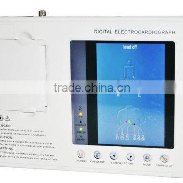 12 Lead 3 Channel EKG Monitor Electrocardiograph Electrocardiogram Portable Ecg Machine photo-3