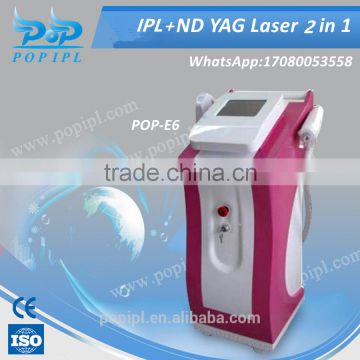 2000w 2 in 1 laser machine IPL SHR Elight Muti-functional beauty Hair Removal+Tattoo Removal hair removal equipment 2000w