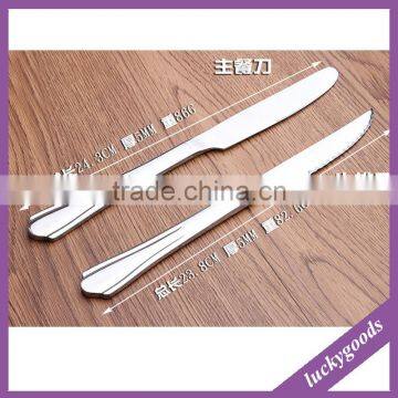 wholesale wedding party favor table dinner knife in different sizes