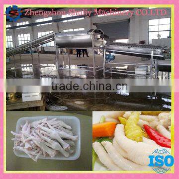 hot sale excellent stainless steel chicken feet peeling machine