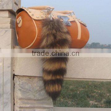 Factory wholesale 100% real Raccoon tails for key chain