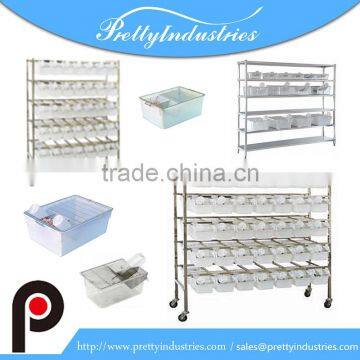 PP Series Plastic Laboratory Rat Cages