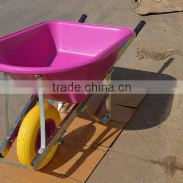 heavy duty poly tray Wheelbarrow with single wheel