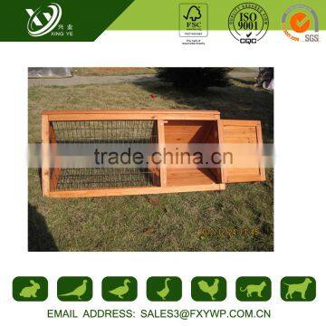 2016 unique design easy installation firm large rabbit hutch wooden outdoor for sale