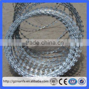 Sharp BTO-22 hot galvanized razor barbed wire mesh(Guangzhou Factory)