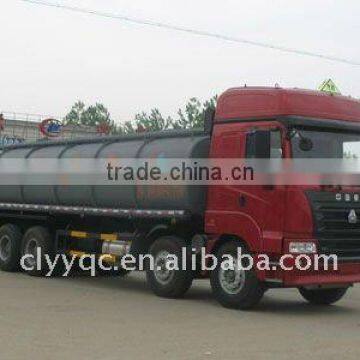 ZZ 8*4 chemical truck for sale