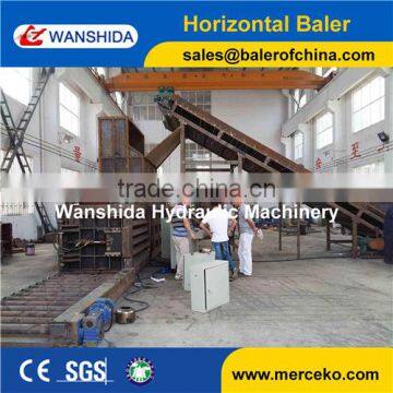 Factory direct sale automatic horizontal baler for waste paper and cardboard baling machine