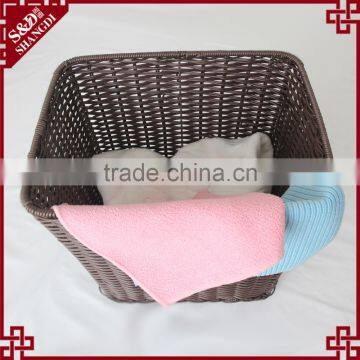 Factory Direct Sale Functional Durable Laundry Basket pe Rattan Woven photo-4