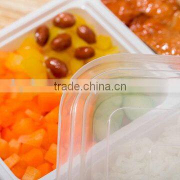 Why Choose Write and Clear Takeaway Plastic pp Food Container 3 Compartment photo-2