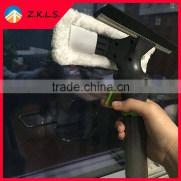 Household Microfiber With Rubber Scraper Window And Glass Cleaner photo-2