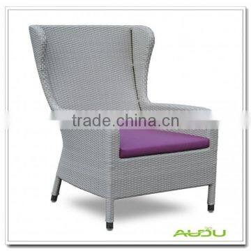 Audu Club Chair/Purple Rattan Club Chair Indoor