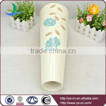 Ivory Tall Ceramic Vase Wedding Decoration photo-2