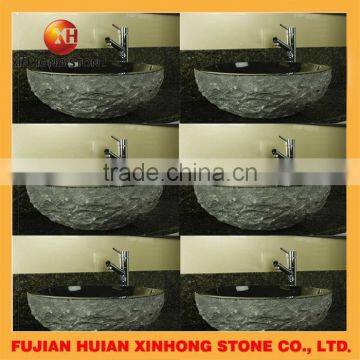 Black Wash Hand Basin or Sink With Stand for Bathroom photo-5