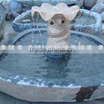 Stone Frog Sculpture Fountain photo-2