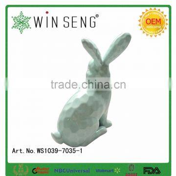 Adorable Ceramic Bunny Rabbit Figurine Easterdecorations photo-2