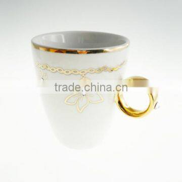 hot selling porcelain ceramic coffee tea beer magic sublimation copper mug cup