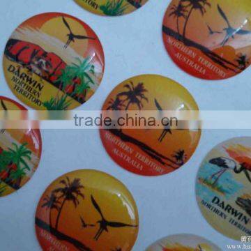 Clear Flexible Epoxy Resin Doming Vinyl Sticker photo-2
