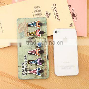 Wooden Eiffel Tower Photo Clip Holder,memo Clip photo-4