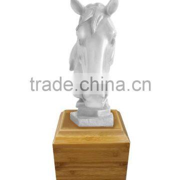 Mondern style cheapest white horse urn bamboo stand