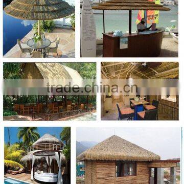 decorative vocation synthetic thatch roof , PVC material synthetic thatch roof