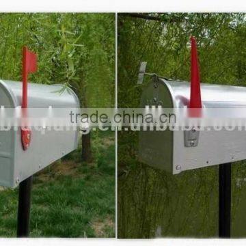New Modern American Style Stainless Steel Mailbox Iron Plate Mailbox photo-3