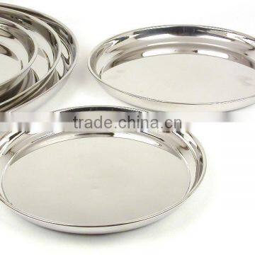 Stainless Steel Round Tray