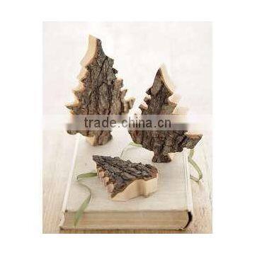 Natural Wooden Hanging Christmas Ornaments Decoration photo-2
