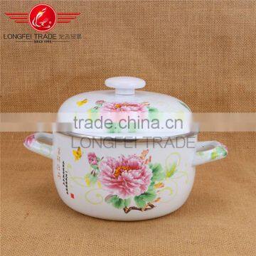 Full Flower Stew Pot Enamel Cookware Pot / Stew Pot photo-2