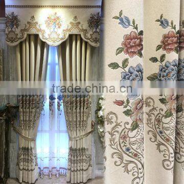 X-86411 Momoda Luxury Home Decorations French Retro Antique Curtain With Sheers and Valance Arabian Curtain Fabric photo-3