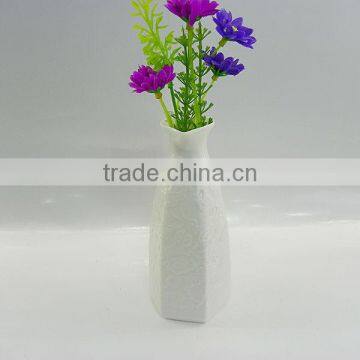 Beautiful white ceramic vase